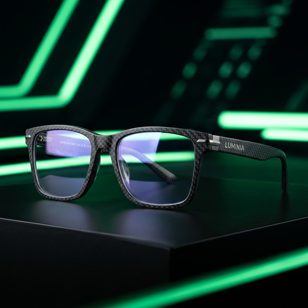 Vizonic Premium — Carbon fiber glasses, blue light blocking